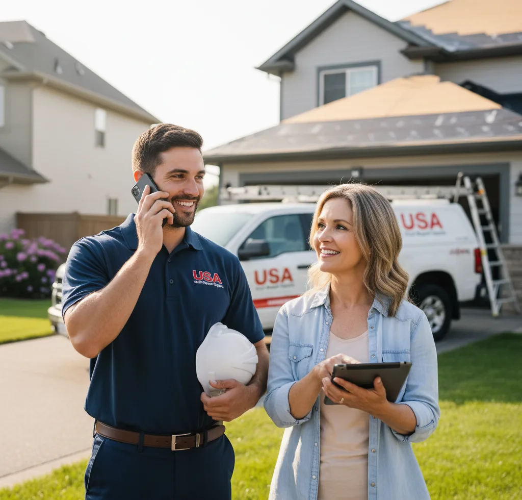 USA Roof Repair Experts customer support in Martinez